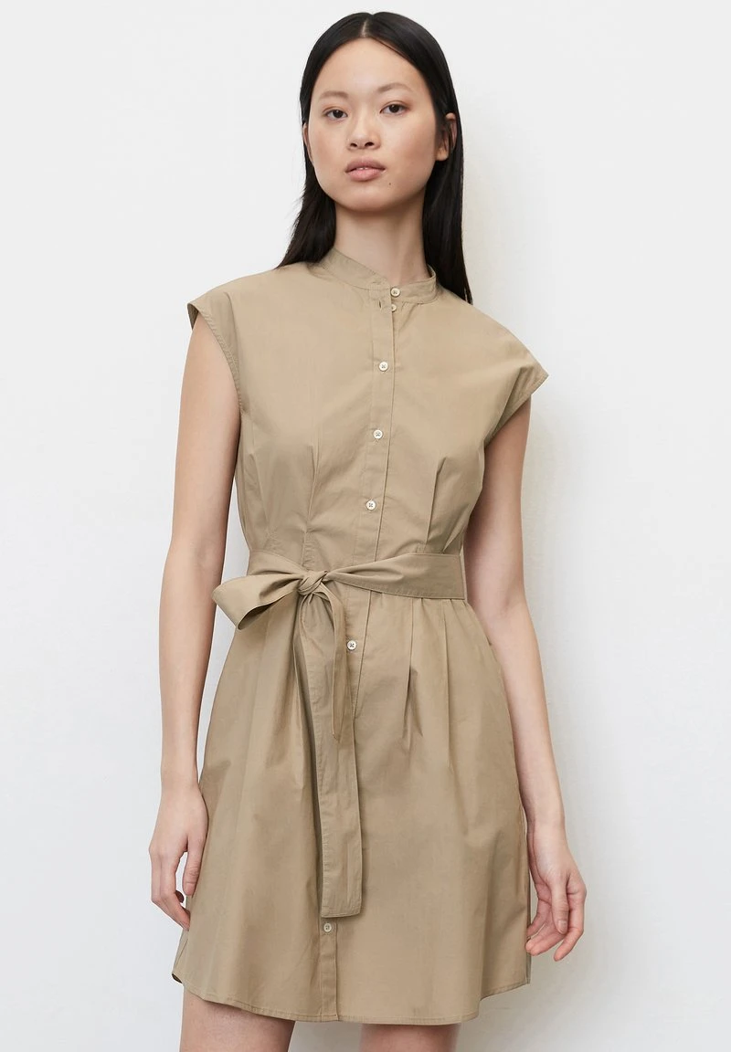 Marc O'Polo WITH BELT - Blusenkleid - Dusty Earth 1 Marc O'Polo WITH BELT - Blusenkleid - Dusty Earth