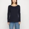 Marc O'Polo LONG SLEEVE ROUND NECK - Langarmshirt - Manic Midnight