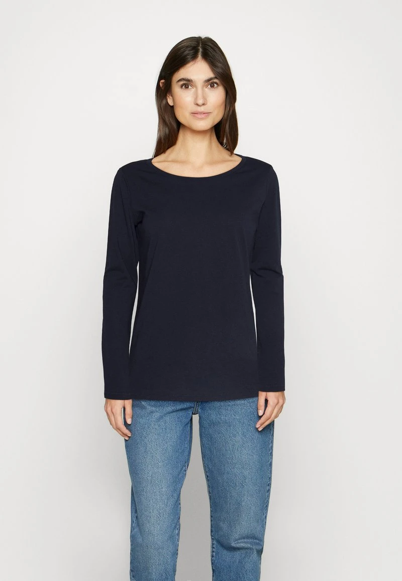 Marc O'Polo LONG SLEEVE ROUND NECK - Langarmshirt - Manic Midnight 1 Marc O'Polo LONG SLEEVE ROUND NECK - Langarmshirt - Manic Midnight