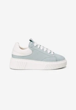 Marc O'Polo MIT KONTRASTFARBENER LAUFSOHLE - Sneaker Low - Spring Sky -Mode Familie de6ec0194e1d493f9d24744994aabdd5