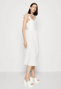 Marc O'Polo DENIM DRESS FRILL SLEEVE - Freizeitkleid - Egg White 9 Marc O'Polo DENIM DRESS FRILL SLEEVE - Freizeitkleid - Egg White -Mode Familie defe5ea7b6b24b1eb296c7b1aa86d3ee