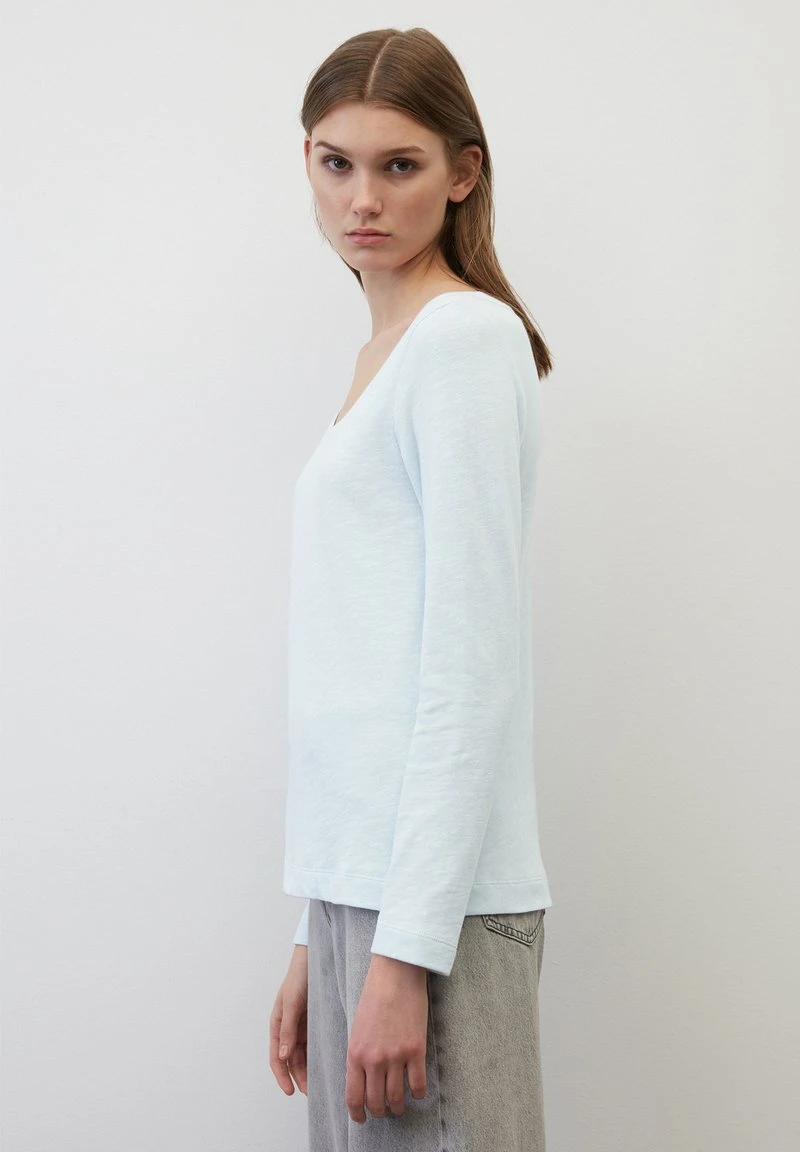 Marc O'Polo HEAVY SLUB LONGSLEEVE - Langarmshirt - Spring Sky 4 Marc O'Polo HEAVY SLUB LONGSLEEVE - Langarmshirt - Spring Sky – Bild 4