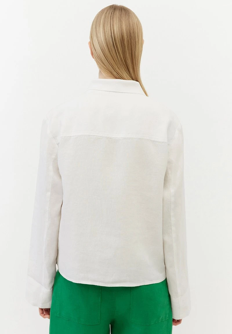 Marc O'Polo STYLE, HIDDEN PLACKET, ATTACHED POCKETS, COLL - Leichte Jacke - White 3 Marc O'Polo STYLE, HIDDEN PLACKET, ATTACHED POCKETS, COLL - Leichte Jacke - White – Bild 3