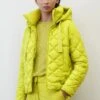 Marc O'Polo PUFFER-STEPP-AUS RECYCELTER -PERF - Winterjacke - Lime Green
