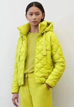 Marc O'Polo PUFFER-STEPP-AUS RECYCELTER -PERF - Winterjacke - Lime Green