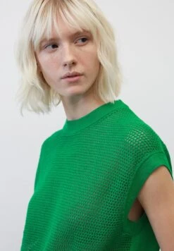 Marc O'Polo AJOUR-AUS - T-Shirt Basic - Vivid Green -Mode Familie e37e780bb0144038a8dbb9ef500869b1