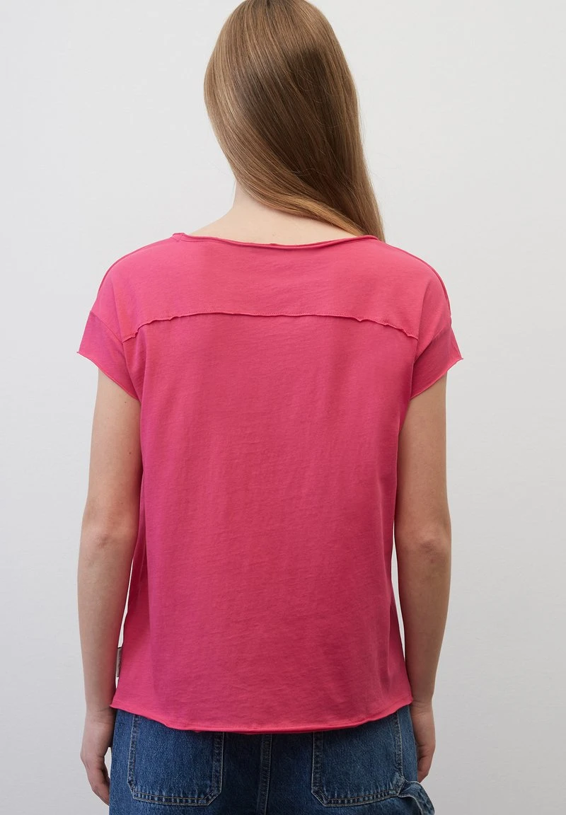 Marc O'Polo DENIM KURZARM MIT AUS LE - T-Shirt Basic - Fresh Fuschia 2 Marc O'Polo DENIM KURZARM MIT AUS LE - T-Shirt Basic - Fresh Fuschia – Bild 2