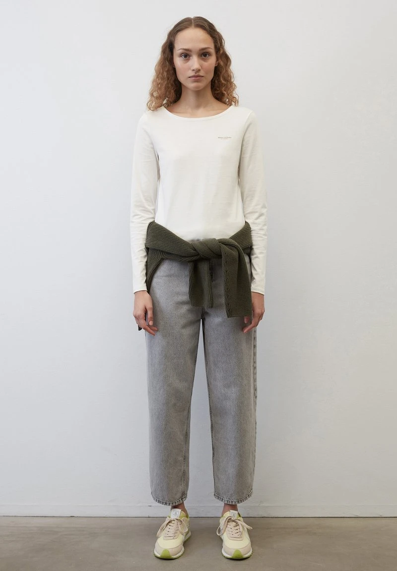 Marc O'Polo LONG SLEEVE ROUND NECK SOLID - Langarmshirt - White Cotton 5 Marc O'Polo LONG SLEEVE ROUND NECK SOLID - Langarmshirt - White Cotton – Bild 5