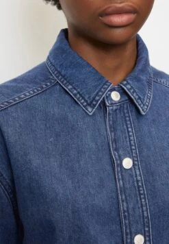 Marc O'Polo DENIM Hemdbluse - Multi Authentic Dark Blue -Mode Familie e643459bb69d431abc28044524652636
