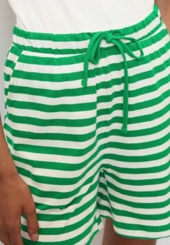 Marc O'Polo SET - Nachtwäsche Set - White Cotton Vivid/green Stripe -Mode Familie e709a20fc02c4e9b9ca65f4afeba9e16