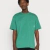Marc O'Polo DENIM SHORT SLEEVE CHEST POCKET - T-Shirt Basic - Green Depths