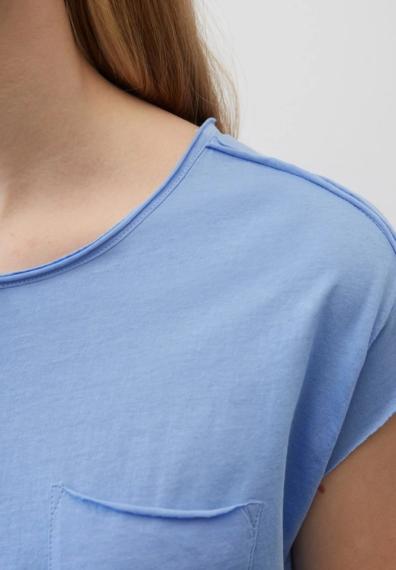 Marc O'Polo DENIM KURZARM MIT AUS LE - T-Shirt Basic - Soft Sky Blue 3 Marc O'Polo DENIM KURZARM MIT AUS LE - T-Shirt Basic - Soft Sky Blue – Bild 3