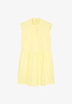 Marc O'Polo DENIM ÄRMELOSES VOLANT POPELI - Blusenkleid - Buttercup -Mode Familie eb43b704ecc44a0e88e166c0b687d791