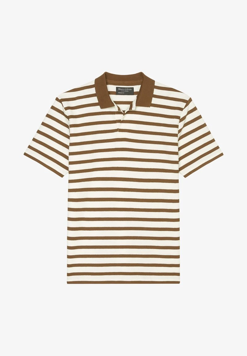 Marc O'Polo KURZARM-REGULAR AUS STRUKTURIERTEM BAU - Poloshirt - Brown 6 Marc O'Polo KURZARM-REGULAR AUS STRUKTURIERTEM BAU - Poloshirt - Brown – Bild 6