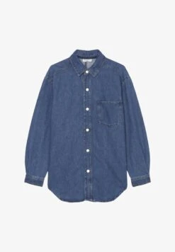 Marc O'Polo DENIM Hemdbluse - Multi Authentic Dark Blue -Mode Familie ebd9b9484c5c4858938774447c37e274