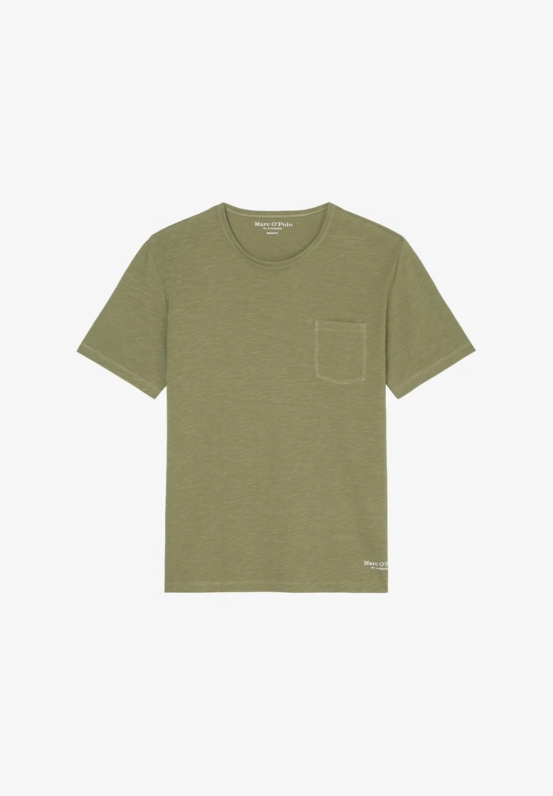 Marc O'Polo SLUB REGULAR - T-Shirt Basic - Olive 6 Marc O'Polo SLUB REGULAR - T-Shirt Basic - Olive – Bild 6