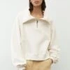 Marc O'Polo LONG SLEEVE - Sweatshirt - White Cotton