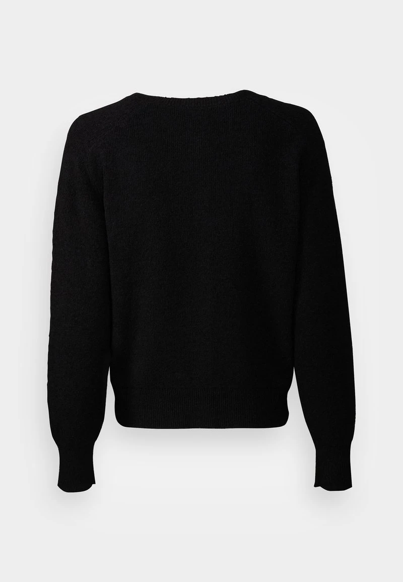 Marc O'Polo CARDIGAN CREW NECK LONGSLEEVE - Strickjacke - Black 2 Marc O'Polo CARDIGAN CREW NECK LONGSLEEVE - Strickjacke - Black – Bild 2