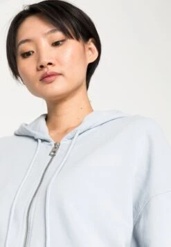 Marc O'Polo JACKET HOODED SLIT AT SIDESEAM - Sweatjacke - Morning Dew -Mode Familie ef7471951f95452bbc5600050e03375e