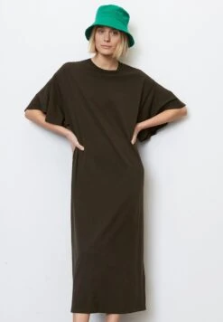 Marc O'Polo FLIESSENDES MIT AUS - Jerseykleid - Hickory Brown