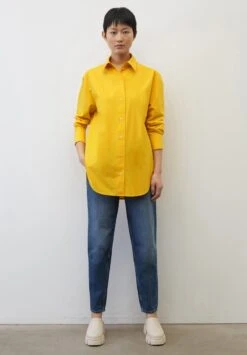 Marc O'Polo AUS PAPER-TOUCH - Hemdbluse - Morning Sun 10 Marc O'Polo AUS PAPER-TOUCH - Hemdbluse - Morning Sun -Mode Familie f12f1be833da4cd18b10b936b6588251