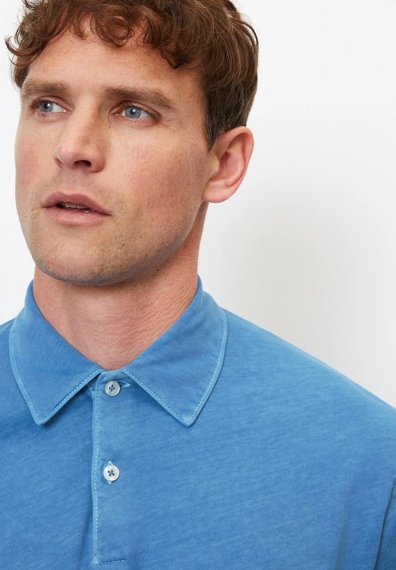 Marc O'Polo SHORT SLEEVE LOGO ARTWORK AT CHEST STRAIGHT - Poloshirt - Azur Blue 4 Marc O'Polo SHORT SLEEVE LOGO ARTWORK AT CHEST STRAIGHT - Poloshirt - Azur Blue – Bild 4