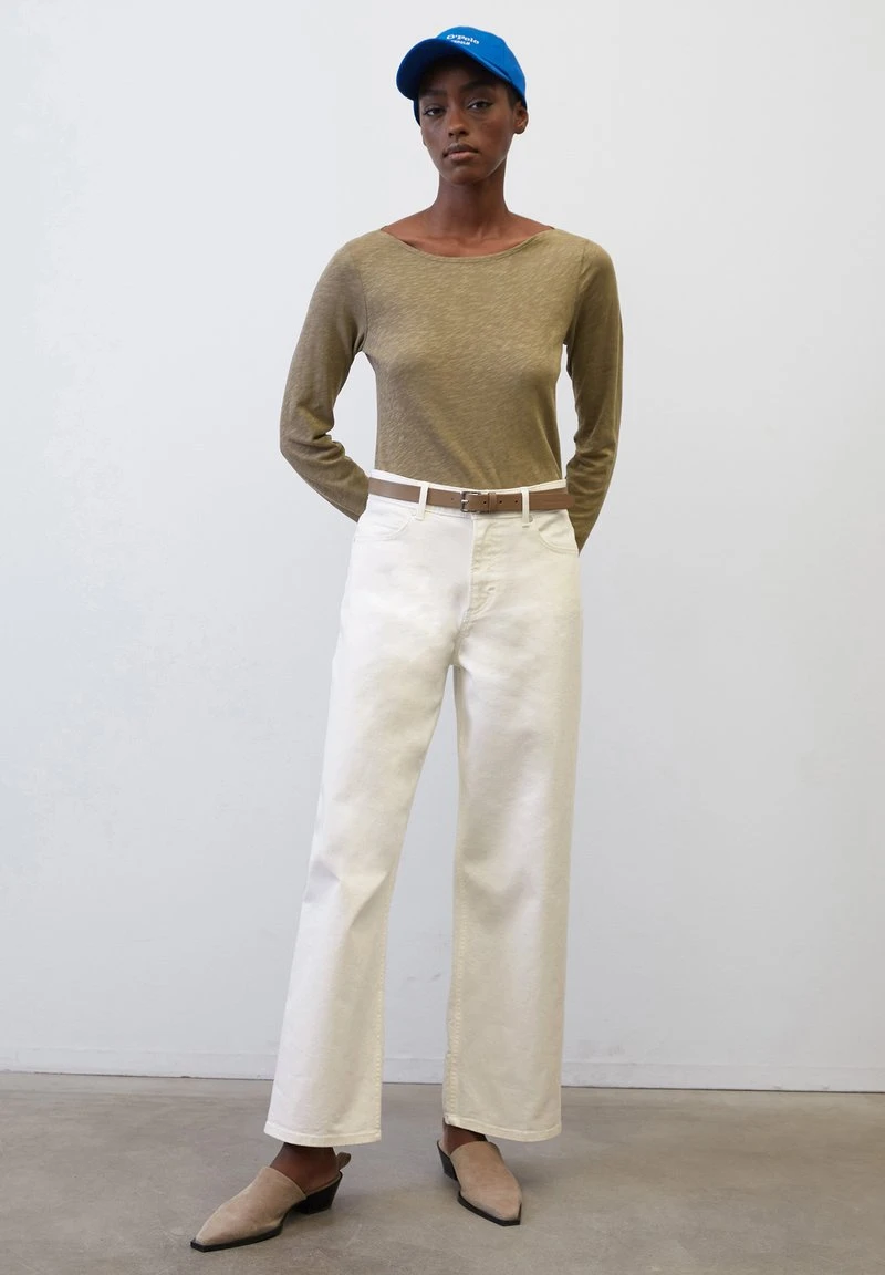 Marc O'Polo LONG SLEEVE BOAT NECK - Langarmshirt - Dusty Earth 2 Marc O'Polo LONG SLEEVE BOAT NECK - Langarmshirt - Dusty Earth – Bild 2