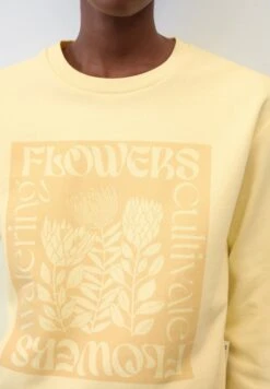 Marc O'Polo CROP REGULAR AUS - Sweatshirt - Pale Sunflower -Mode Familie f4fae11e2e2f4f95839fd34e95905fbd