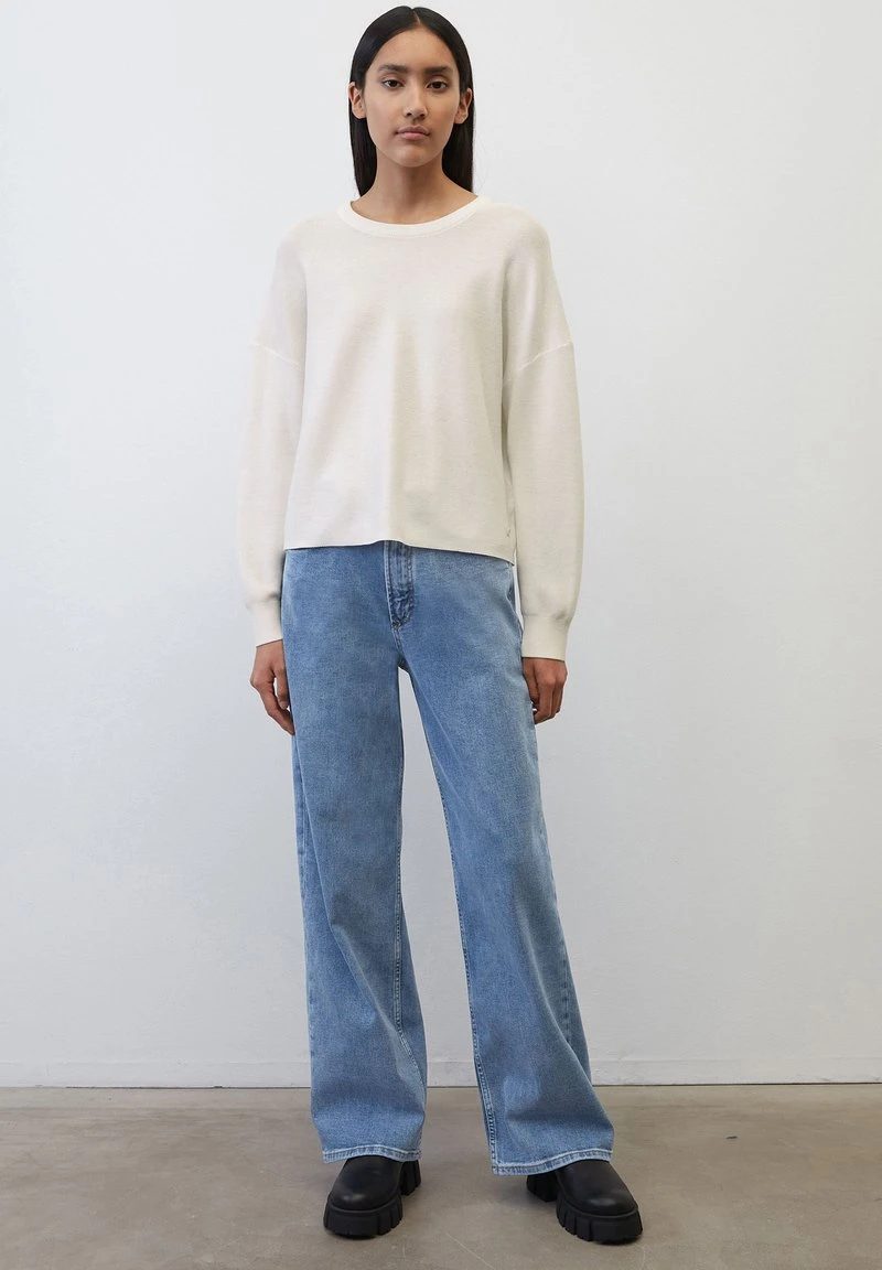 Marc O'Polo DENIM RUNDHALS RELAXED - Strickpullover - Scandinavian White 5 Marc O'Polo DENIM RUNDHALS RELAXED - Strickpullover - Scandinavian White – Bild 5
