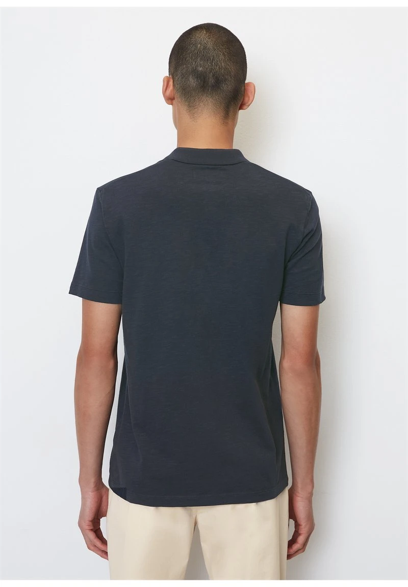 Marc O'Polo KURZARM-SHAPED IN SOFTER SLUB-QUALI - Poloshirt - Dark Navy 3 Marc O'Polo KURZARM-SHAPED IN SOFTER SLUB-QUALI - Poloshirt - Dark Navy – Bild 3