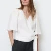 Marc O'Polo MIT MATERIAL-MIX-CHARAKTER - Bluse - White