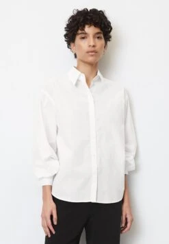 Marc O'Polo MIT VOLUMENÄRMELN AUS POPELLINE - Hemdbluse - White