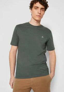 Marc O'Polo SHORT SLEEVE LOGO - T-Shirt Basic - Mangrove -Mode Familie f75acf3fb61444038d5f3d291fefc5cf