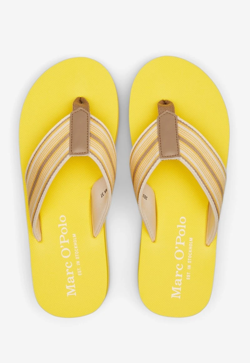 Marc O'Polo PLATEAU MIT STREIFEN - Zehentrenner - Morning Sun 3 Marc O'Polo PLATEAU MIT STREIFEN - Zehentrenner - Morning Sun – Bild 3