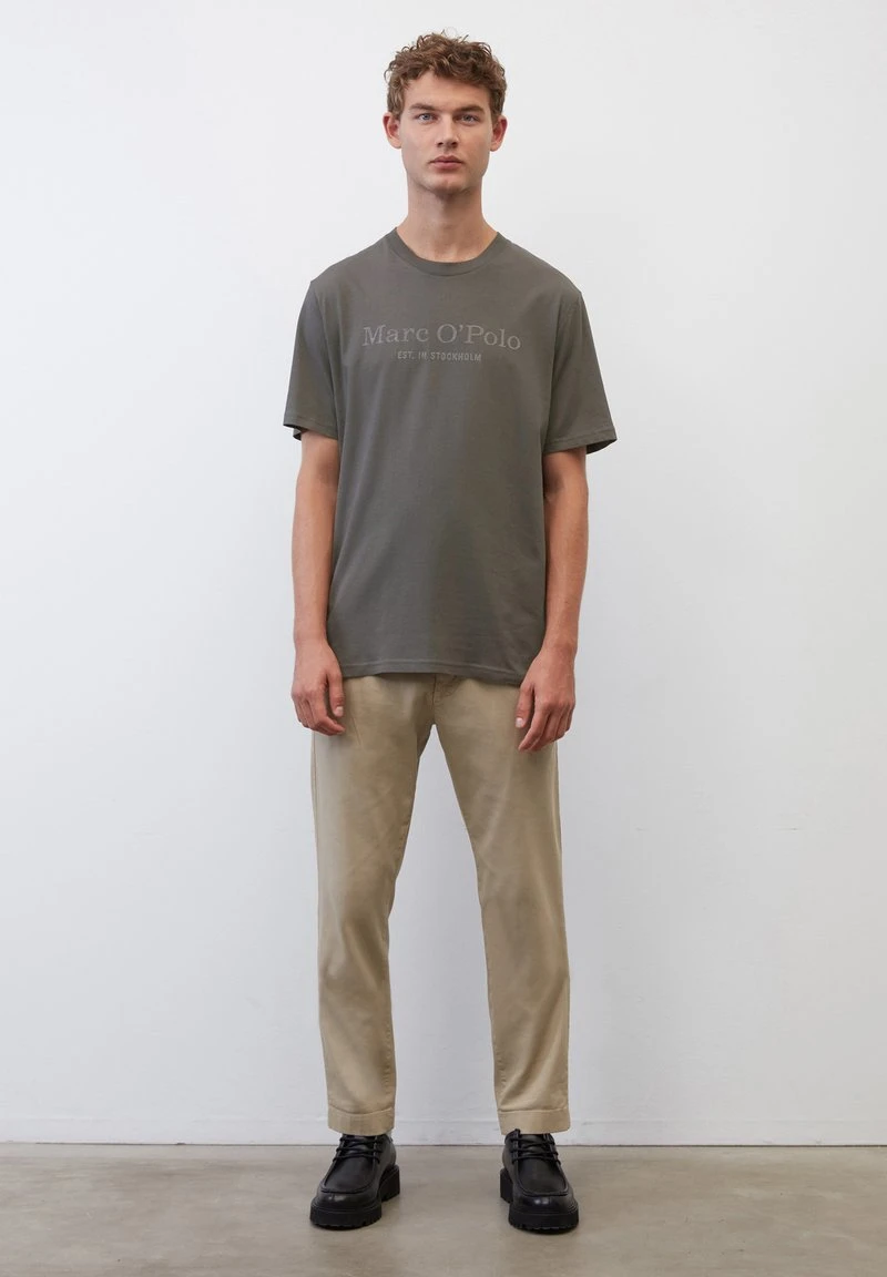 Marc O'Polo SHORT SLEEVE - T-Shirt Print - Gray Pinstripe 2 Marc O'Polo SHORT SLEEVE - T-Shirt Print - Gray Pinstripe – Bild 2