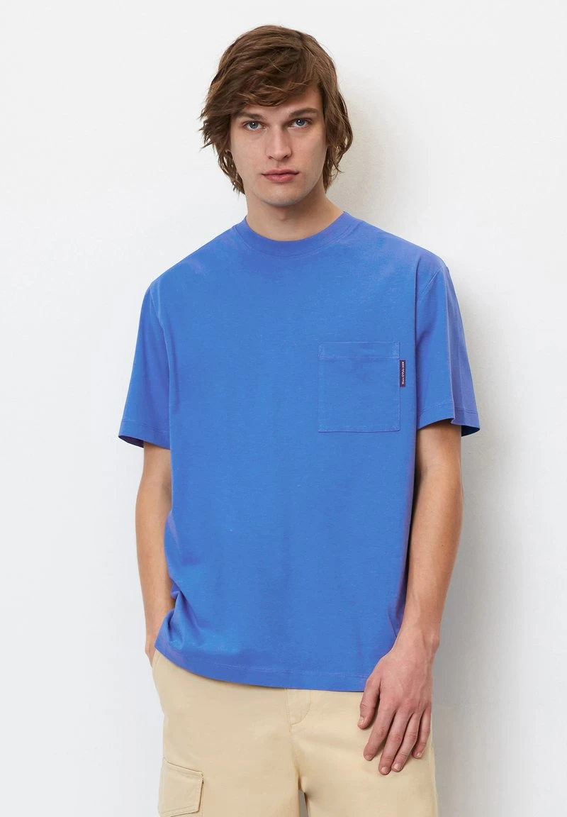 Marc O'Polo DENIM RUNDHALS - T-Shirt Basic - Mediterranean Blue 1 Marc O'Polo DENIM RUNDHALS - T-Shirt Basic - Mediterranean Blue