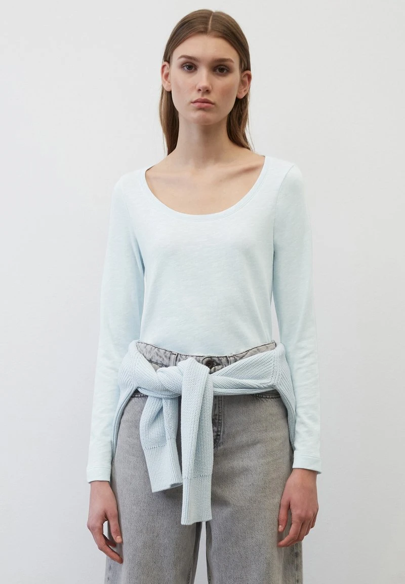 Marc O'Polo HEAVY SLUB LONGSLEEVE - Langarmshirt - Spring Sky 1 Marc O'Polo HEAVY SLUB LONGSLEEVE - Langarmshirt - Spring Sky