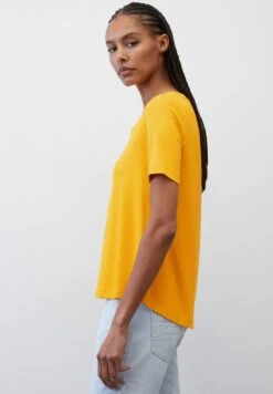 Marc O'Polo RUNDHALS- REGULAR - T-Shirt Basic - Morning Sun 9 Marc O'Polo RUNDHALS- REGULAR - T-Shirt Basic - Morning Sun -Mode Familie faa47afac56942faac4e0e8c3ae5d699