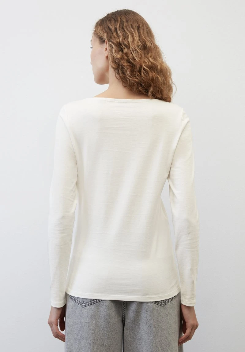 Marc O'Polo LONG SLEEVE ROUND NECK SOLID - Langarmshirt - White Cotton 2 Marc O'Polo LONG SLEEVE ROUND NECK SOLID - Langarmshirt - White Cotton – Bild 2