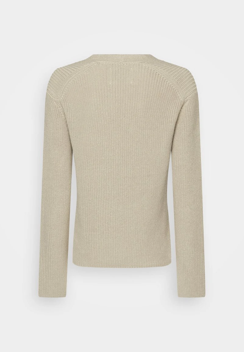 Marc O'Polo LONGSLEEVE V NECK - Strickpullover - Loose Sand 2 Marc O'Polo LONGSLEEVE V NECK - Strickpullover - Loose Sand – Bild 2