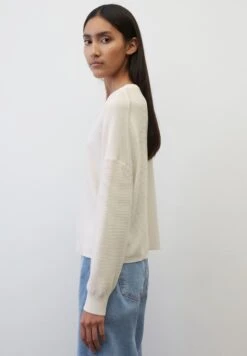 Marc O'Polo DENIM RUNDHALS RELAXED - Strickpullover - Scandinavian White 9 Marc O'Polo DENIM RUNDHALS RELAXED - Strickpullover - Scandinavian White -Mode Familie fdbc4fd1fcf94835a440a781b4db51f5