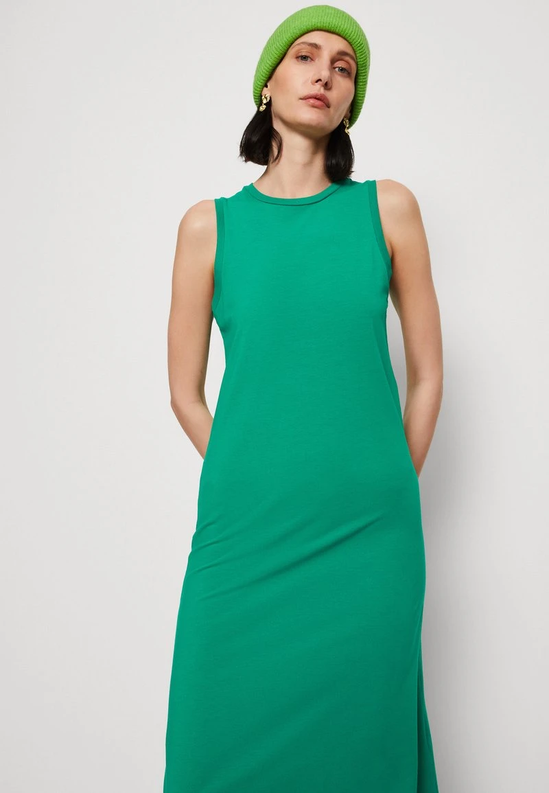 Marc O'Polo SLEEVE LESS EASY FIT - Jerseykleid - Vivid Green 4 Marc O'Polo SLEEVE LESS EASY FIT - Jerseykleid - Vivid Green – Bild 4