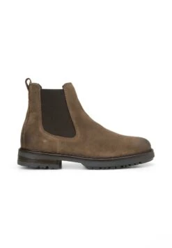 Marc O'Polo CHELSEA AUS EDLEM - Classic Ankle Boots - Dark Taupe -Mode Familie ffdc6cd5963f4383bab34b15afe09c0f